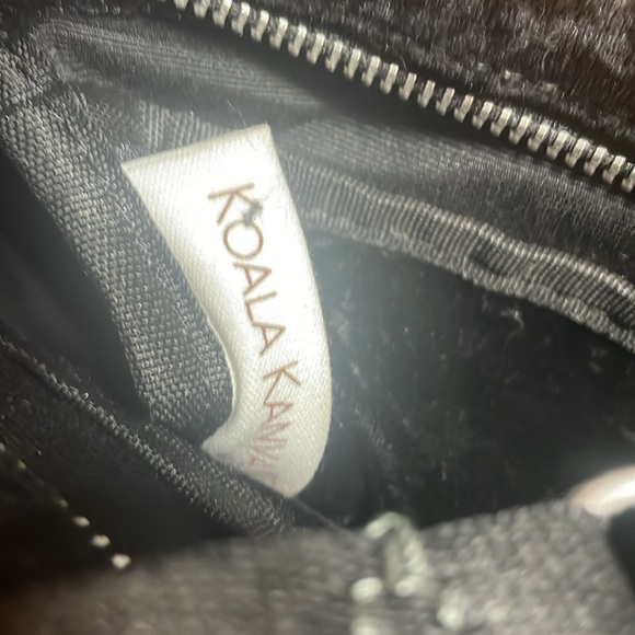 Koala kanvas black fashion designer hand bag with a  Buddha logo. - Picture 4 of 4